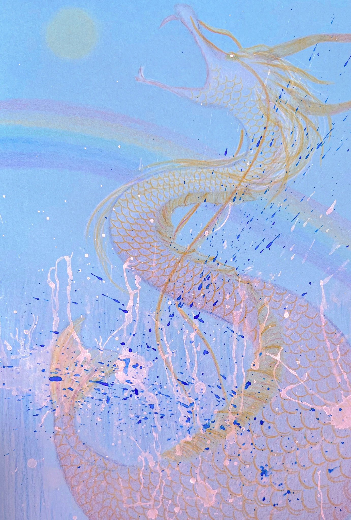 可 夜 明 苦しみを超えた先に 見える景色があるから 登竜門を妄想してお絵描きϵ 8 他人に君の価値を決めさせない 自分のタイミングでね 君が必要なんだ 昇龍 Illustration Art イラスト アート 土曜日 おはようございます