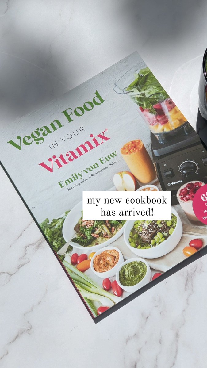 Drum roll plz... 😊#VeganFoodinYourVitamix is my newest plant-based cookbook and it's available now!! instagram.com/p/Ce68cc9M9cB/