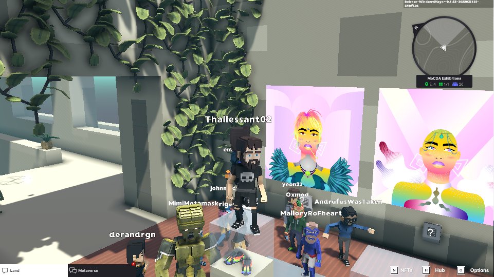 vcourel's tweet photo. @TheSandboxGame @worldofwomennft I just participated in the #TheSandbox weekly contest for a chance to win 200 mSAND! I found the art piece, check out my screenshot below!
👇 https://t.co/mlI34dymsW