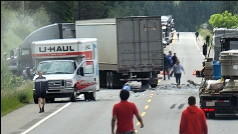 ckpgnews's tweet image. Car crossed into semi’s path, causing triple-fatal Kamloops-area crash: RCMP dlvr.it/SSNlRW