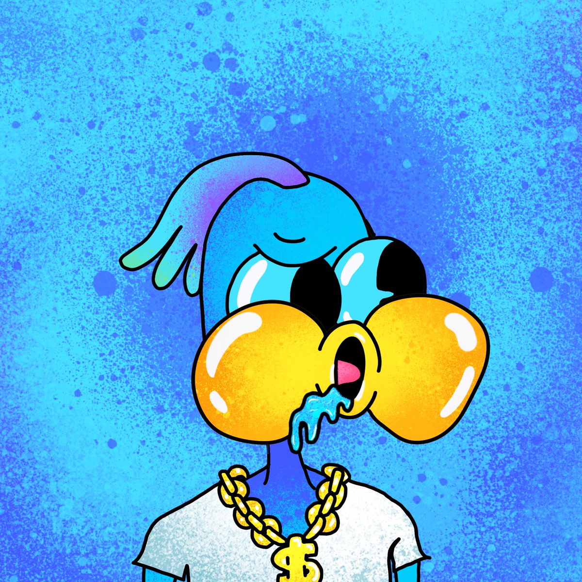 Sup, I just zapped a blueberry smoothie