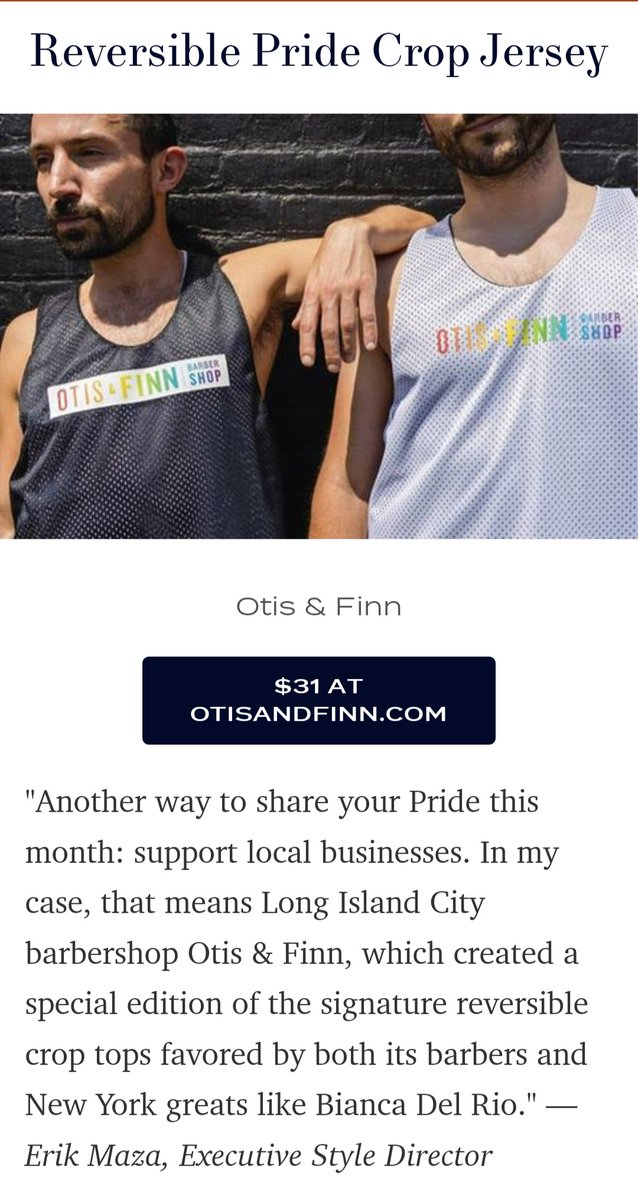 Thanks for the love <a href="/TandCmag/">TOWN&COUNTRY</a>! Happy Pride, y'all! townandcountrymag.com/style/fashion-…