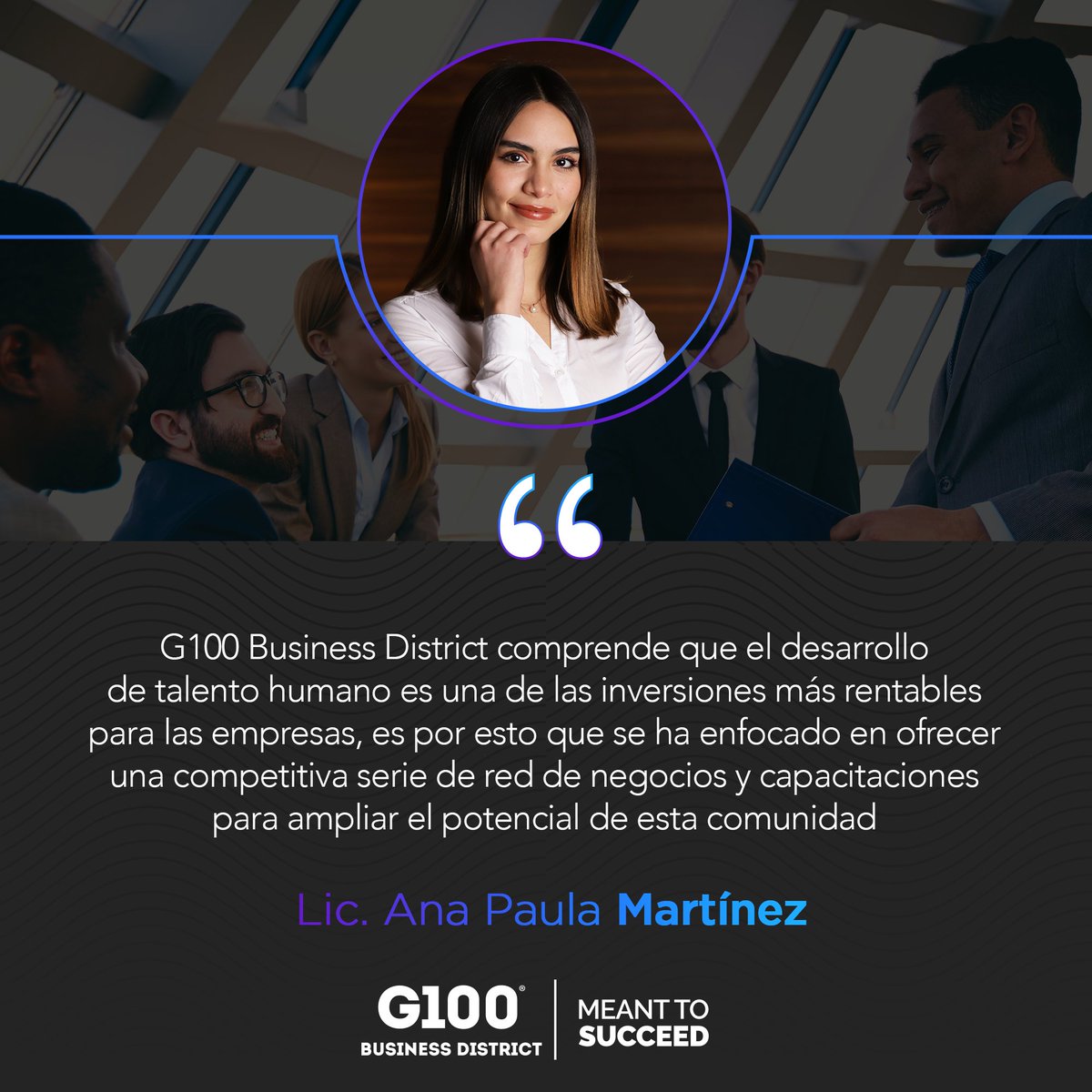G100Business's tweet photo. El talento es un tesoro invaluable para las empresas, es por eso que la #capacitación es la mejor herramienta para dar mejores resultados 📊 
¡Buen inicio de semana! 🙌

#EdificioG100 #Espacios #Motivación #ComunidadG100 #SéParteDeLaComunidadG100 https://t.co/fzDdZr49BO