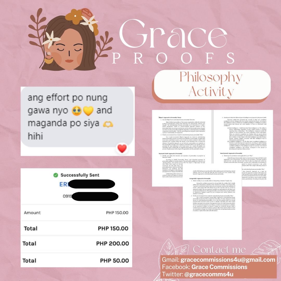 gracecommsproof's tweet photo. CLIENT 21 | Task: Philosophy Activity 🌸 #gracecommsproof https://t.co/jAWqjaSCou