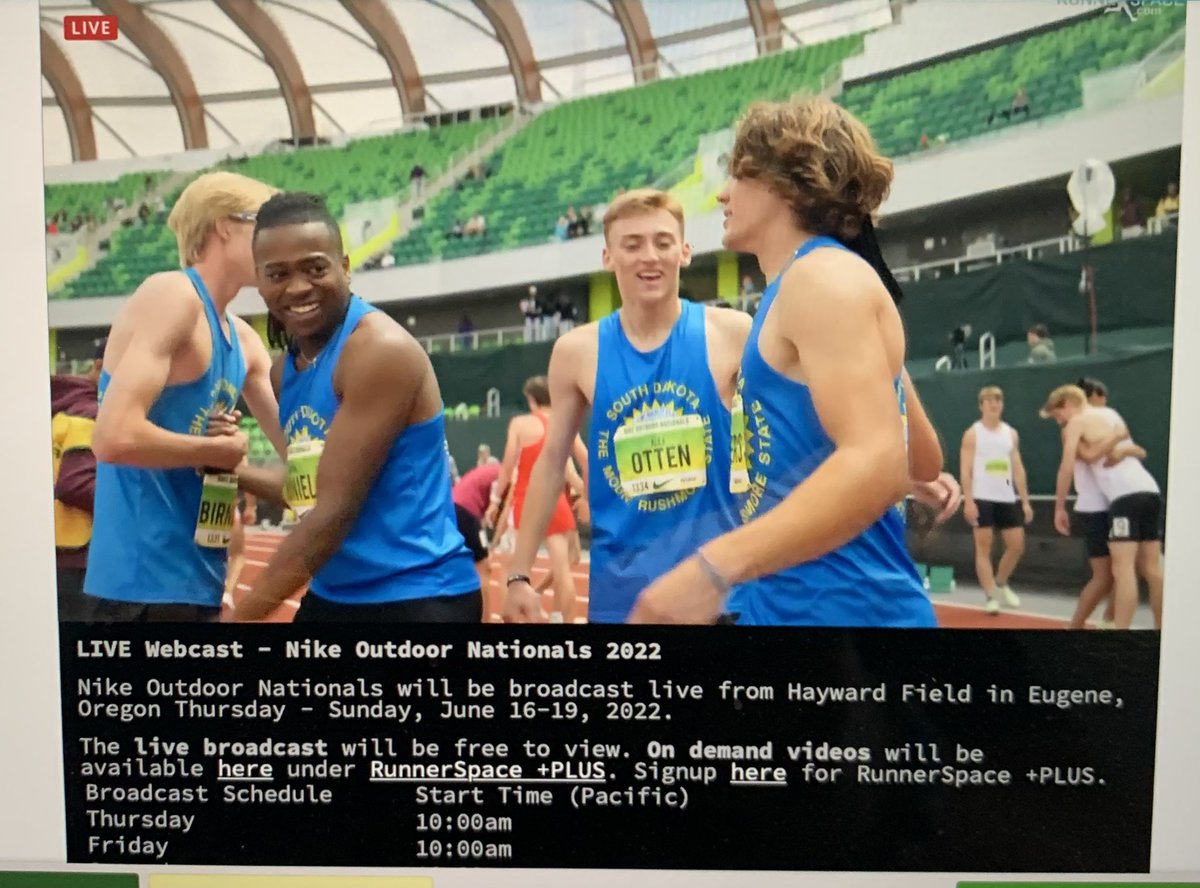 CoachJCoy's tweet photo. Nike Nationals Medley Relay Champs &amp; new SD state record (3:25.12)!!!! (Tanner Lunders, Justin Juniel, Alex Otten &amp; Simeon Birnbaum) https://t.co/UXh8PqZbfS