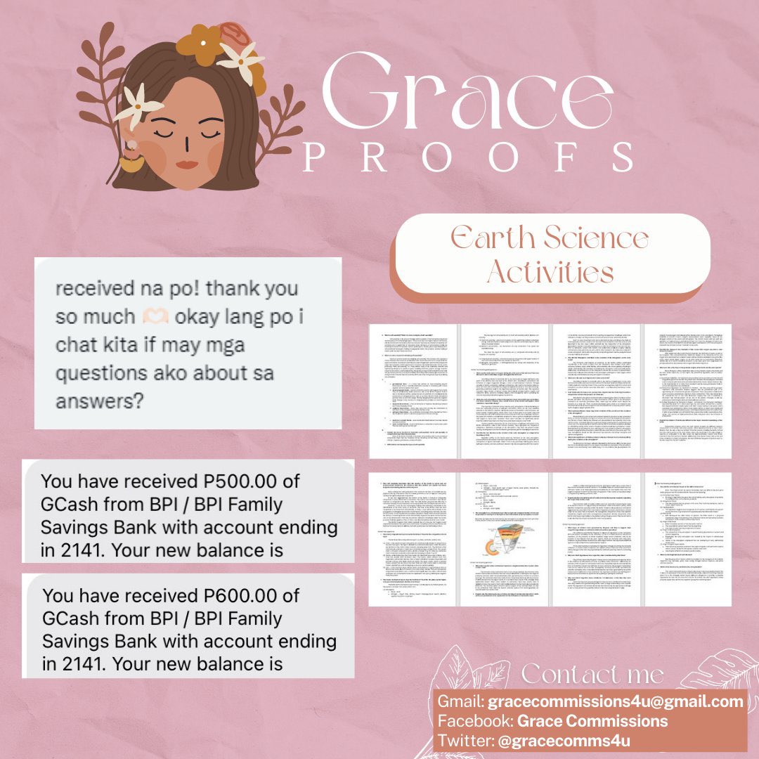 gracecommsproof's tweet photo. CLIENT 25 | Task: Earth Science Activities 🌸 #gracecommsproof https://t.co/6Ahzz1CVcM