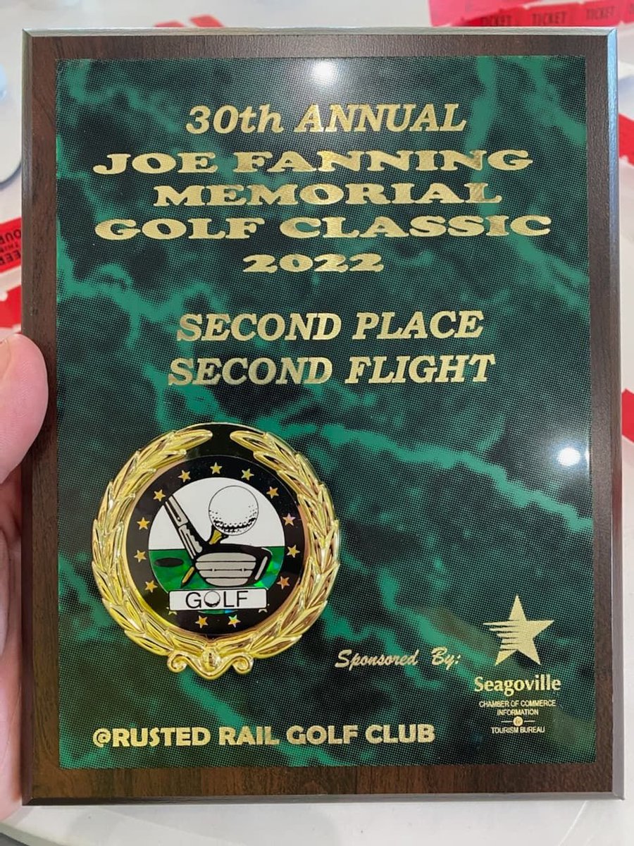TrailersRJ's tweet image. We took 2nd Place in the 30th Annual Joe Fanning Memorial Golf Classic. 
We had a Blast! #rustedrailgolfclub ⛳️
Shout out to the Seagoville Chamber of Commerce for always including us! #RJTrailers #WeveGotTheHookUp