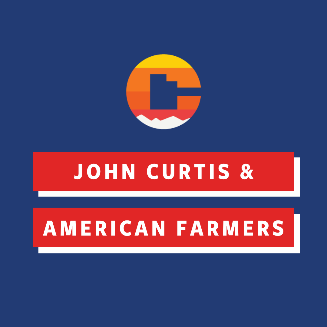 CurtisUT's tweet photo. American farmers and ranchers take better care of the environment than environmental extremists do. I cosponsored the Growing Climate Solutions Act, which recognizes the environmental benefits of American farmers’, ranchers’, and private foresters’ sustainable practices. 🌎💪🏼 https://t.co/rb9WDDdpNB