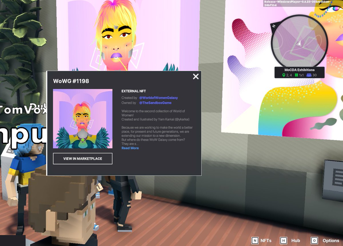 Luck_Skeptic's tweet photo. @TheSandboxGame @worldofwomennft I just participated in the #TheSandbox weekly contest for a chance to win 200 mSAND! I found the art piece, check out my screenshot below!
👇 https://t.co/0TyaojIHjb