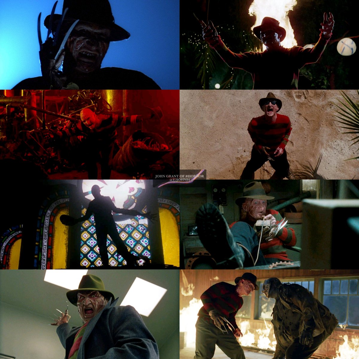 Y2John84's tweet photo. A Nightmare on Elm Street (1984-2003) https://t.co/SQfTOCZ89Y