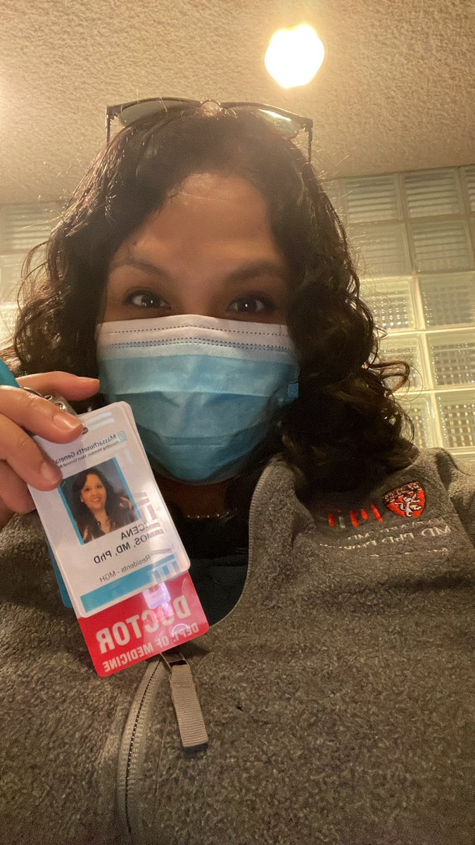 It’s official! Got my red doctor badge <a href="/MGHMedicine/">MassGeneral Medicine</a> today during intern orientation. Ready or not, aqui vamos! Abuelita, this is for you ❤️ hoping she is watching over me from el cielo 🥹 #firstgen #MedTwitter #latina #mexicana #urm <a href="/mghmedres/">MGH IM Residents</a>