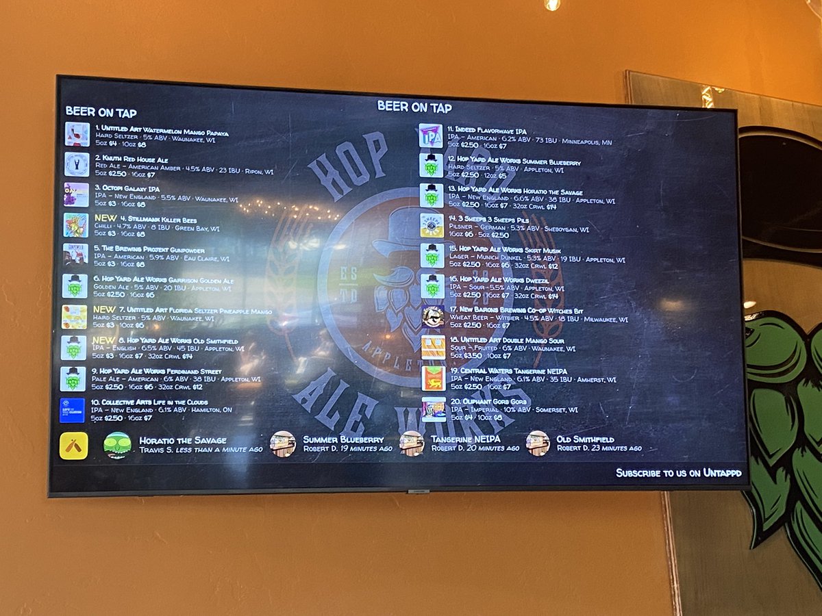 Microbrewguys's tweet photo. Hanging out at the Hop Yard Ale Works, another great evening with a few friends. @hopyardaleworks #microbeee #beer https://t.co/2fDUxnvxxs
