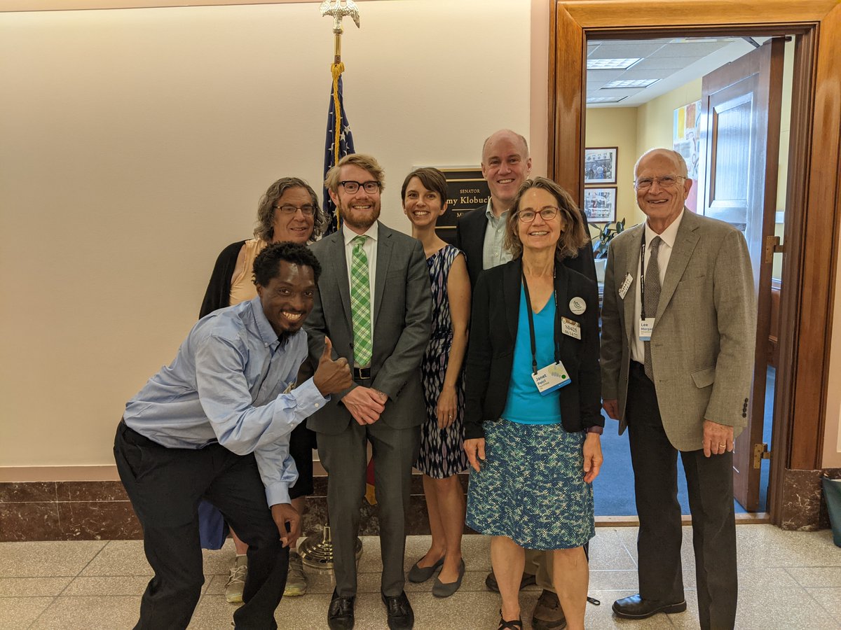 So good to be back in Washington for the #CCL2022 June Conference!  It was terrific to be back on the Hill for IN PERSON lobby meetings after two years away.  Very positive to hear about the HEATR Act introduced by @SenAmyKlobuchar. #BipartisanClimate