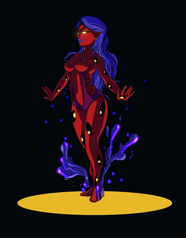 TheKidKuma's tweet photo. Snagged this lovely lady from @TheRedCoven! #18 Xeonis βοΈ
The work of @SanaeMolly! And also managed to collect this limited 25/25 colored artwork!π©Έ https://t.co/8IrqdWSuk4