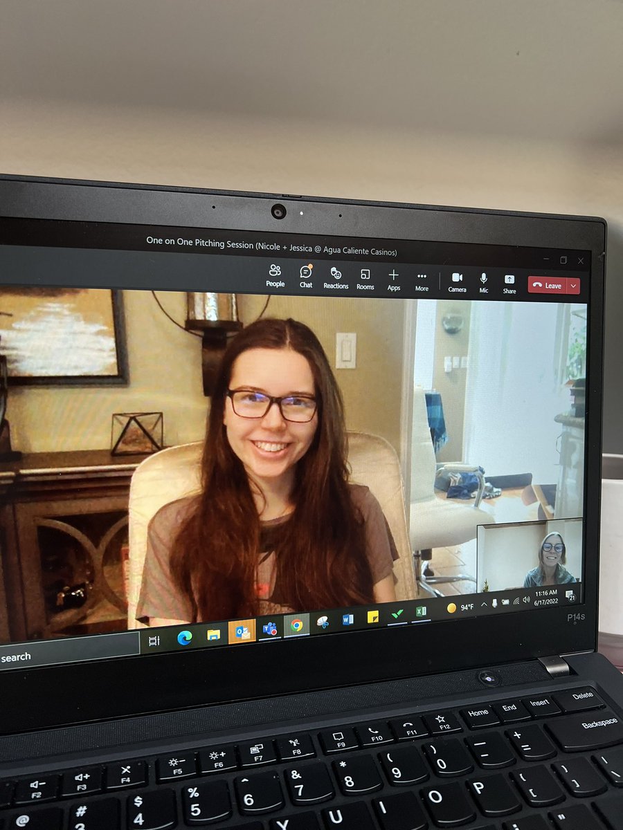 JessErnstberger's tweet photo. Thanks to @NicolePajer for a fantastic one-on-one virtual pitching session today. Such great takeaways and it’s always appreciated when a journalist gives you their valuable time 🙏 https://t.co/ebBBiNGr7L