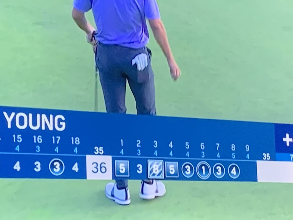 This is called toughness … +5 after 4 -5 next 4 holes