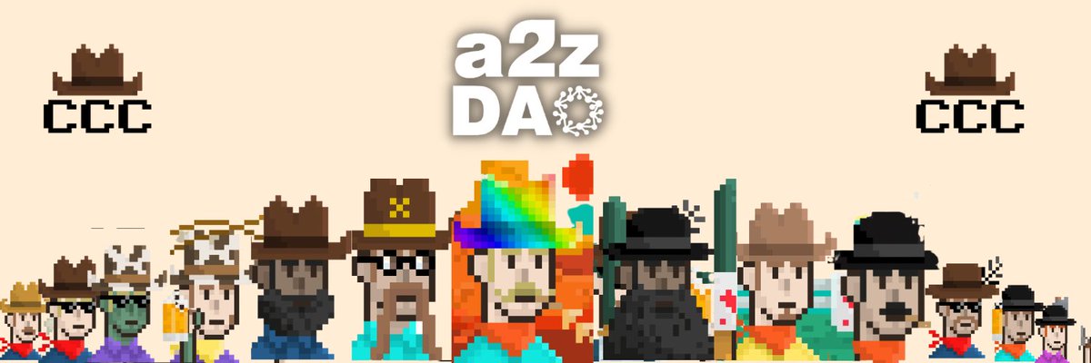 heyyy here you are <a href="/a2zDAO/">ATOZ - building trust</a>  cowboys <a href="/Cowboy_DAO/">Cowboy DAO</a>  can you see how we look 🤠🎯