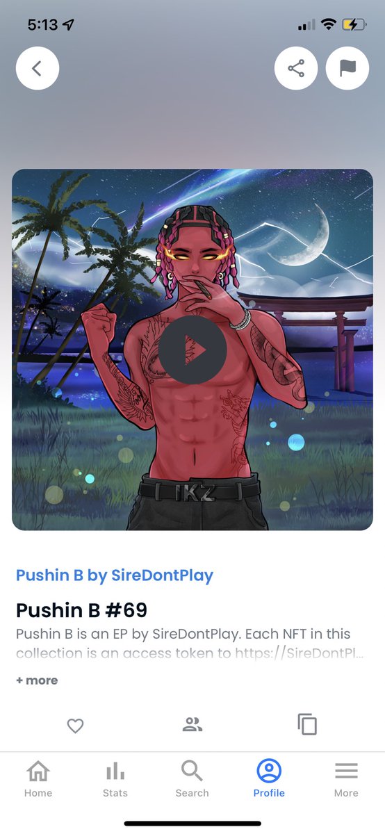 0xNamco's tweet photo. Great work by @SDP808OD and the whole team 👏🏽👏🏽👏🏽
Great music, great art, creating access with NFTs . I’m excited to see what they have next.
Performing live in NYC next week!🔥
#PushinB https://t.co/05lMFeR272