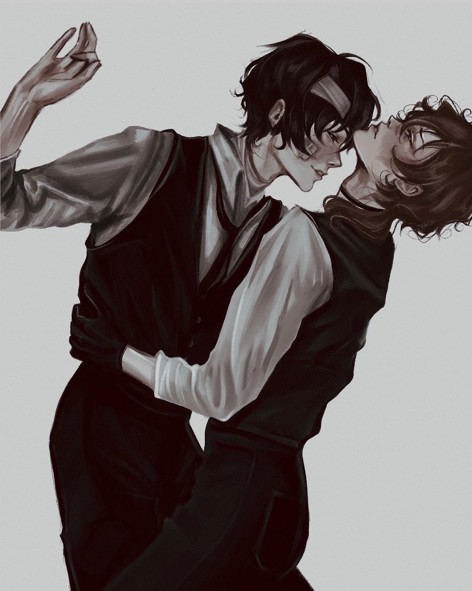 omawiioz's tweet photo. “The dance with death.” #BungouStrayDogs #soukoku #DazaiOsamu #chuuyanakahara #Dazai #Chuuya https://t.co/Hgxnf9jIcy
