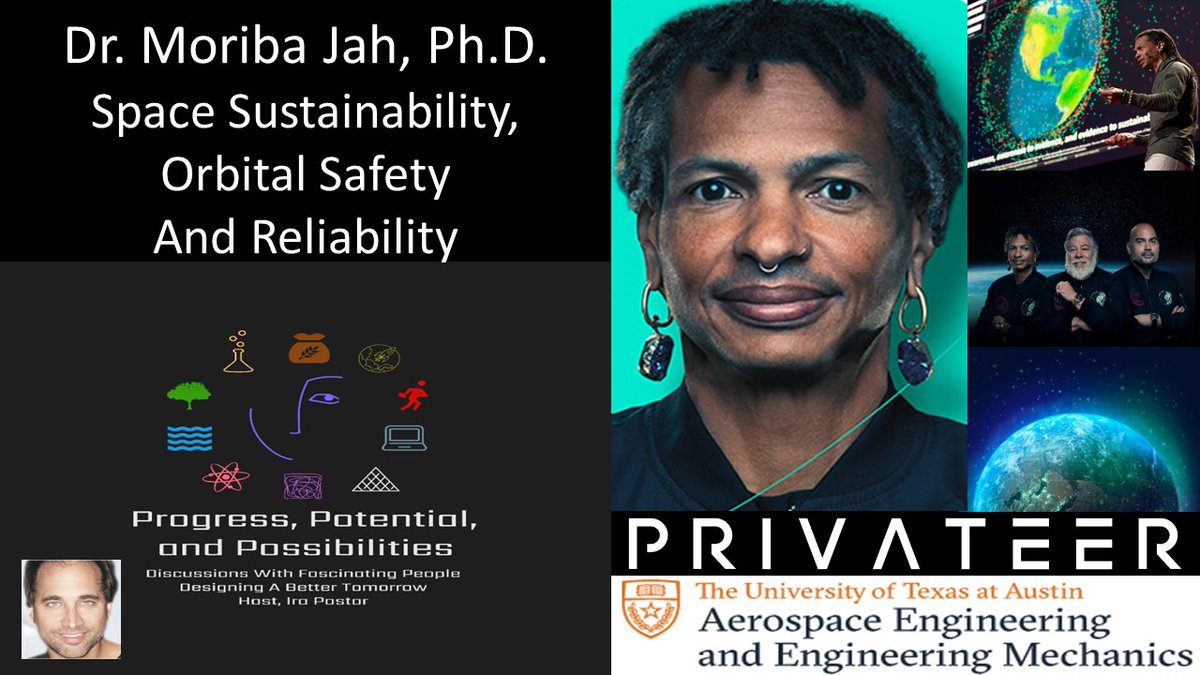 ProgressPotent1's tweet image. Space Sustainability, Orbital Safety &amp;amp; Reliability - Dr @moribajah PhD, Co-Founder &amp;amp; Chief Scientist - @PrivateerSpace @UTAustin @stevewoz  @2345678 @ProgressPotent1 @NASA @AFResearchLab #Space #Astrodynamics #OrbitalMechanics #STEM #Science #Technology  youtube.com/watch?v=shSeCu…