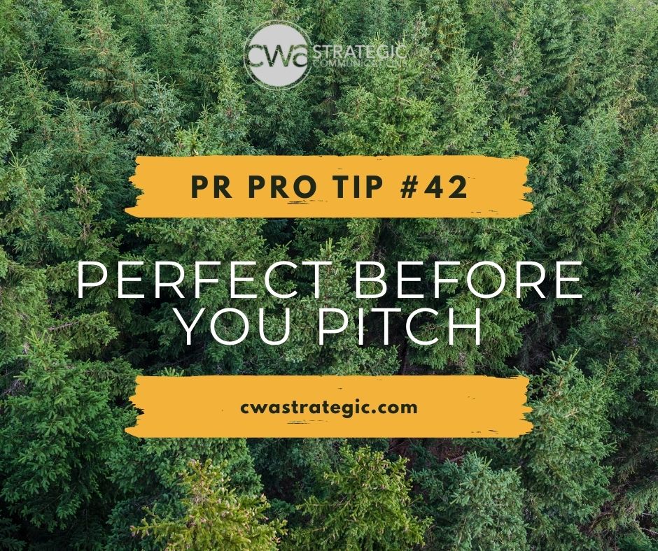 Journalists receive numerous pitches daily, so make sure your pitch is to the point, well thought out and able to capture a journalist’s attention.