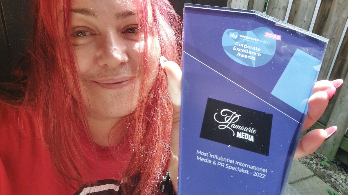 My #award for Most Influential International #Media &amp; #PR Specialist arrived - from global #Corporate Excellence #Awards based in UK!