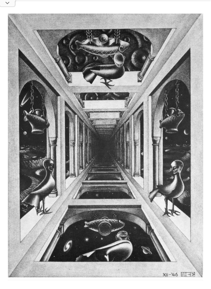 mog21's tweet photo. Happy #birthday MC #Escher born #OTD 17 June 1898 here's #gallery reinterpreted in @LEGO_Group #mcescher #arcade #SURREALISM #birds #fish #architecture #opticalillusion #mathart #dutchart #LEGO #modernart #arthistory #Stars #architecture #visualparadox #monochrome #legobirds https://t.co/UTyDx9wtw0