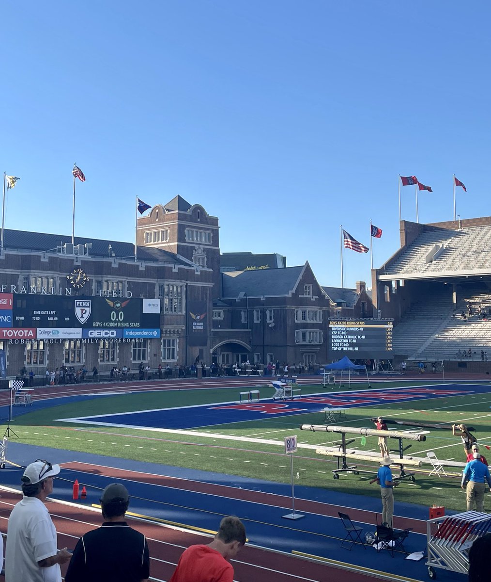 MarylandTrack's tweet photo. Great weekend to scout out the Nation’s best at Franklin Field #FutureTerps🐢 https://t.co/sv5Ric1DRn