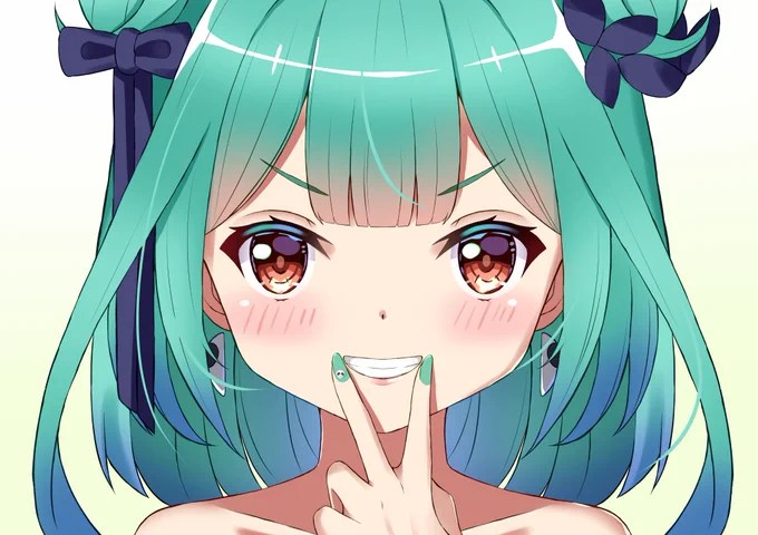 お顔どアップるしあちゃん
#絵クロマンサー 
