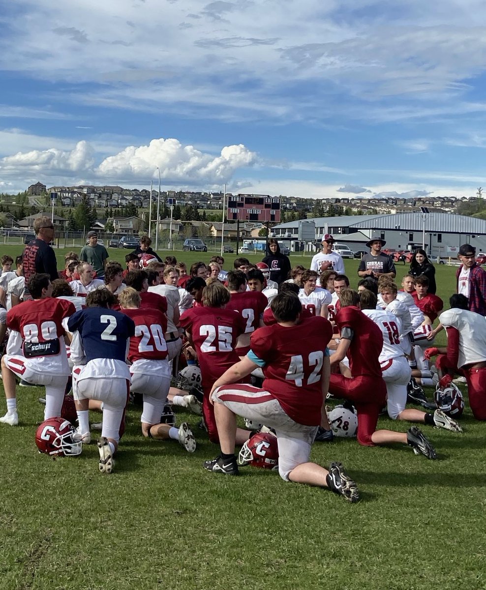 coachmcnab20's tweet photo. The team battled the weather, as well as each other, to earn a spot on the Cobras roster.  We were so impressed with the potential we have, we created a JV roster. 70 players will be wearing the Cobras C next season. Congratulations to all the players for their efforts. 🏈💥 https://t.co/YYAVR9fE11