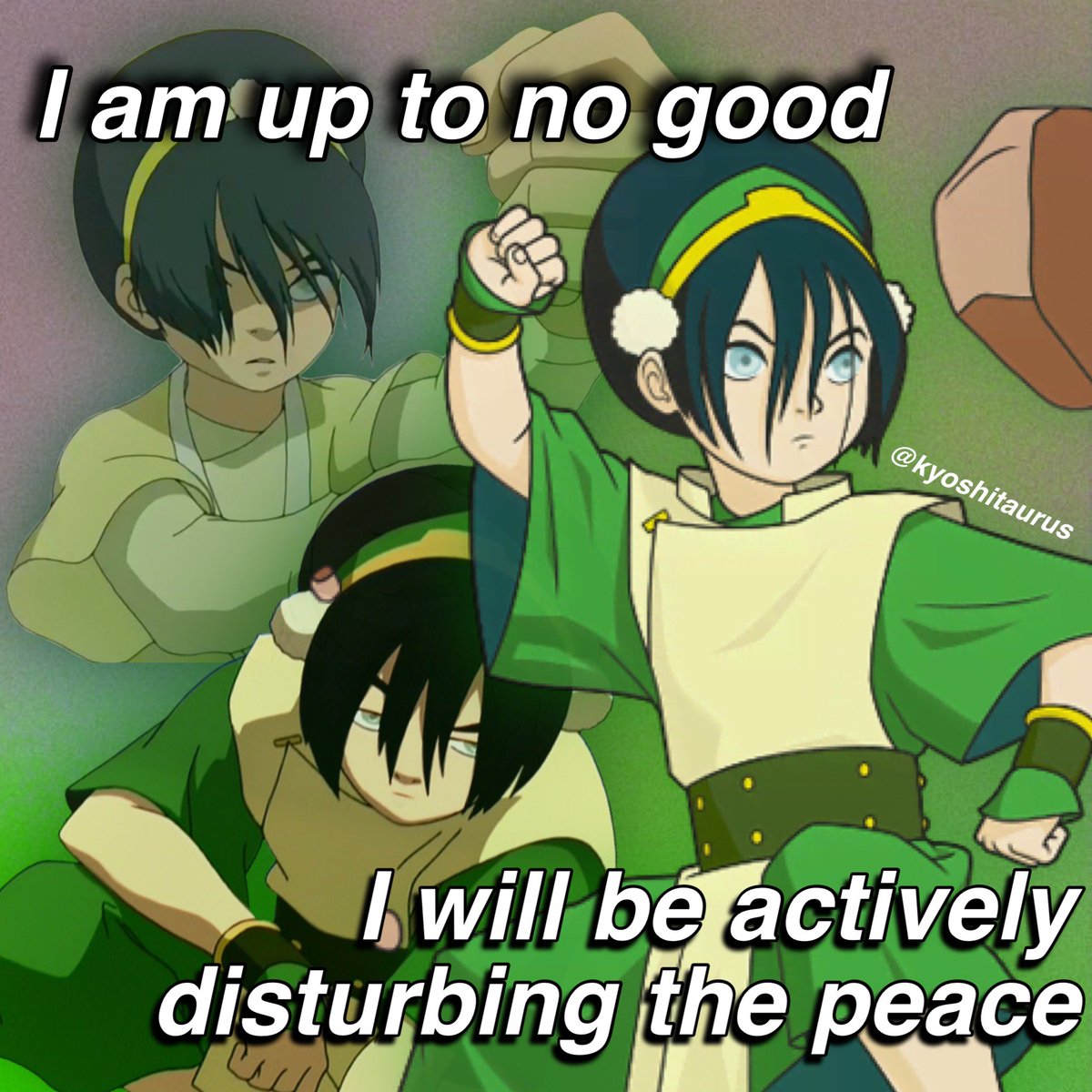 #toph: I am up to no good I will be actively disturbing the peace