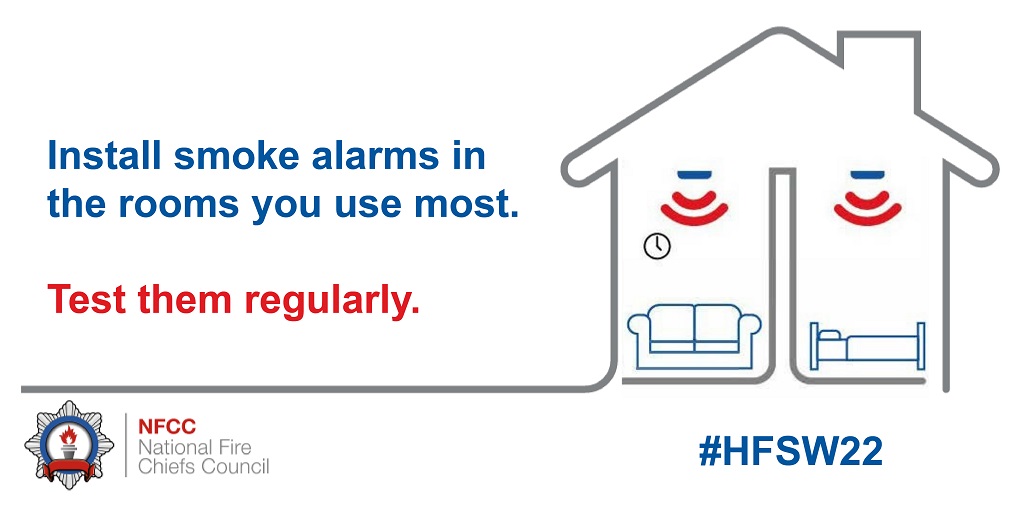 181 people in the UK lost their lives in accidental dwelling fires in 2021.

Working smoke alarms correctly positioned in your home can save your life. Make sure you test your smoke alarms at least once a month.

Don't become a statistic.
Push the Button - Not your Luck

#HFSW22