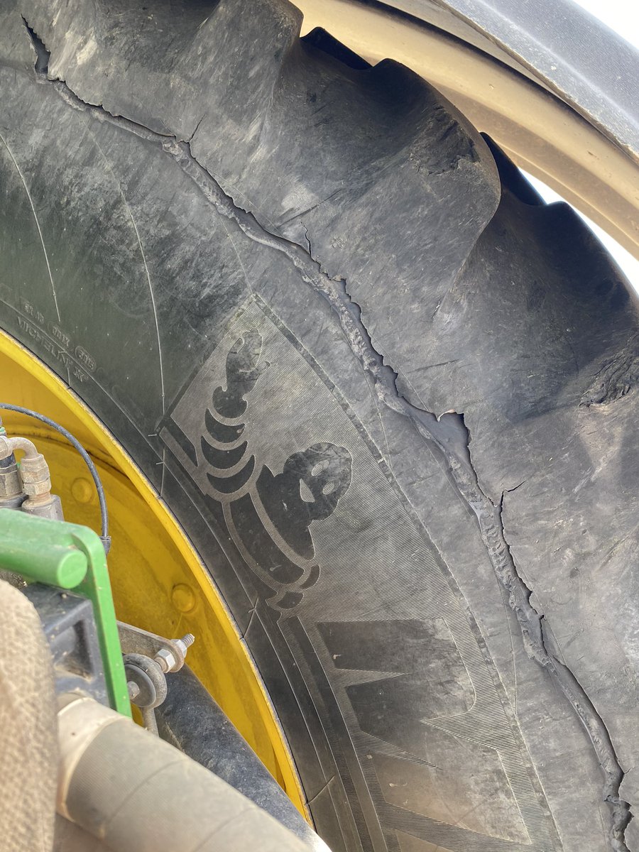 Good thing it’s not 6 o’clock on a Friday. And good thing ag tires aren’t in short supply right now or we’d be so screwed..