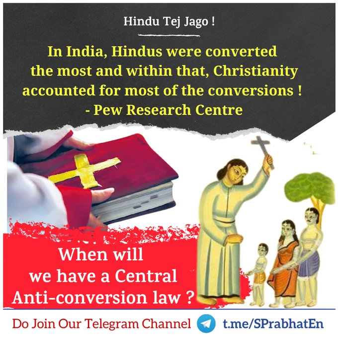 SanatanPrabhat's tweet photo. In order to #Stop_Conversions, Hindus need to understand their ways to anglicize.

Hindus are termed diabolical, depraved &amp; bla bla by evangelists.

It's high time that we unite in all realms so that continuum of our great civilization is retained. We'd face extinction otherwise. https://t.co/SBFxQK6vKI
