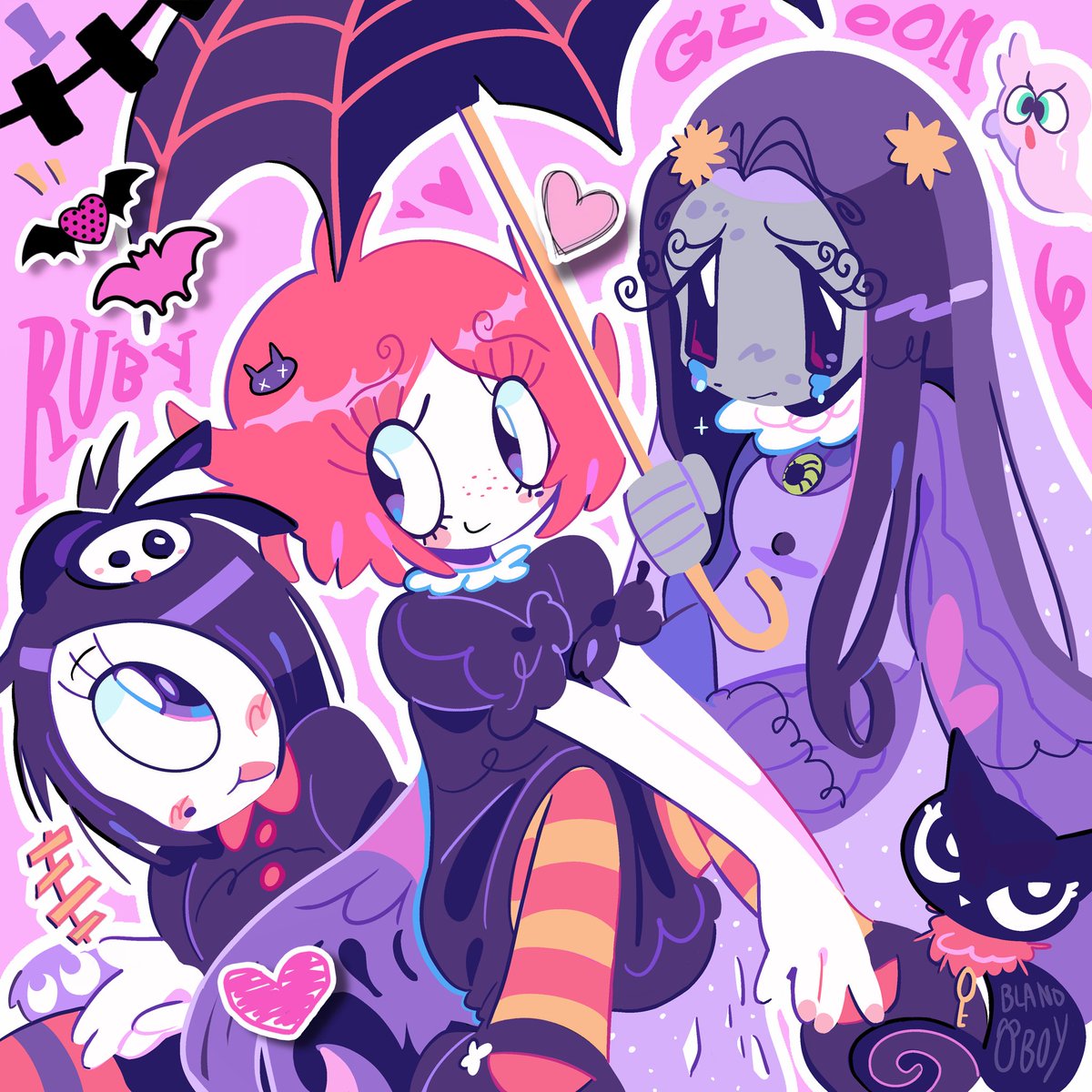 blandboyx's tweet photo. ruby gloom 🕷 https://t.co/hIFNbtAbUB