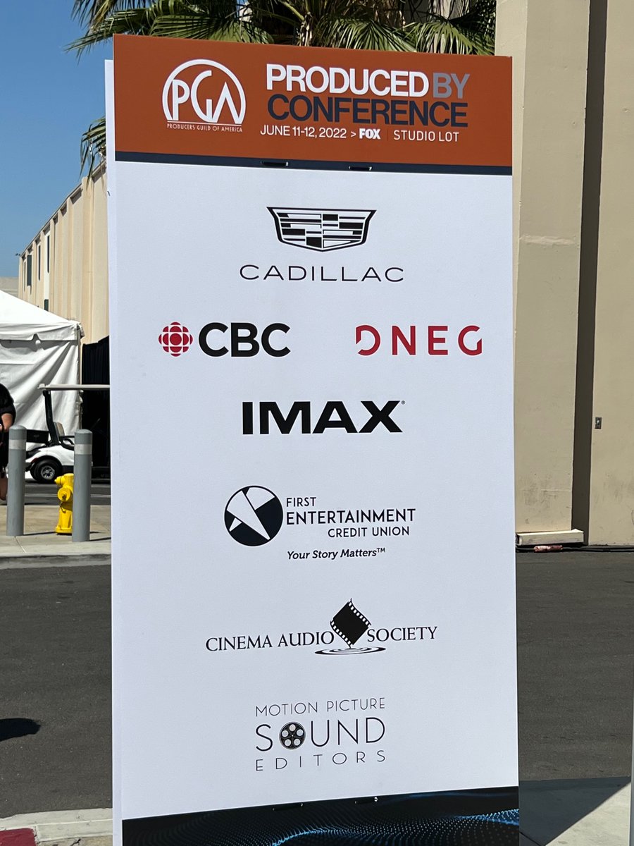Firstent's tweet photo. Congrats to the @producersguild successful #ProducedByConference last weekend! 🙌 Held at Fox Studios, the event covered industry trends and championed diversity in media. We were a #proudsponsor and shared how our financial services can help creators of entertainment.⭐ https://t.co/WQHW0C8vQn