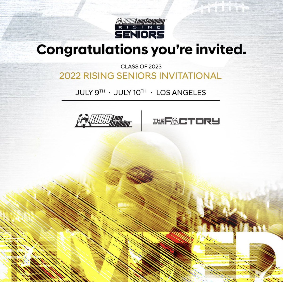eyerman01's tweet image. Blessed to be invited to the Rubio Long Snapping invitational down in Los Angeles by @TheChrisRubio after an amazing two days at the @SacHornetsFB specialist camp hosted by @lapan_jeremy !

@ARCBeaverBall @thompsonsctg @CoachChavis07 @lapan_jeremy