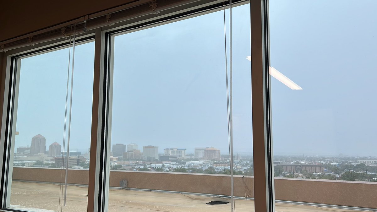 SStepenaskie's tweet photo. The pathologist gets a window in her new office @TriCoreLabs @UNMDermatology.  And Albuquerque gets some monsoon 🌧 @CyrelleMD @ns_barbosa @ealtmanmd @AimeeSmidt @confocalist https://t.co/p2OD0AJzcP