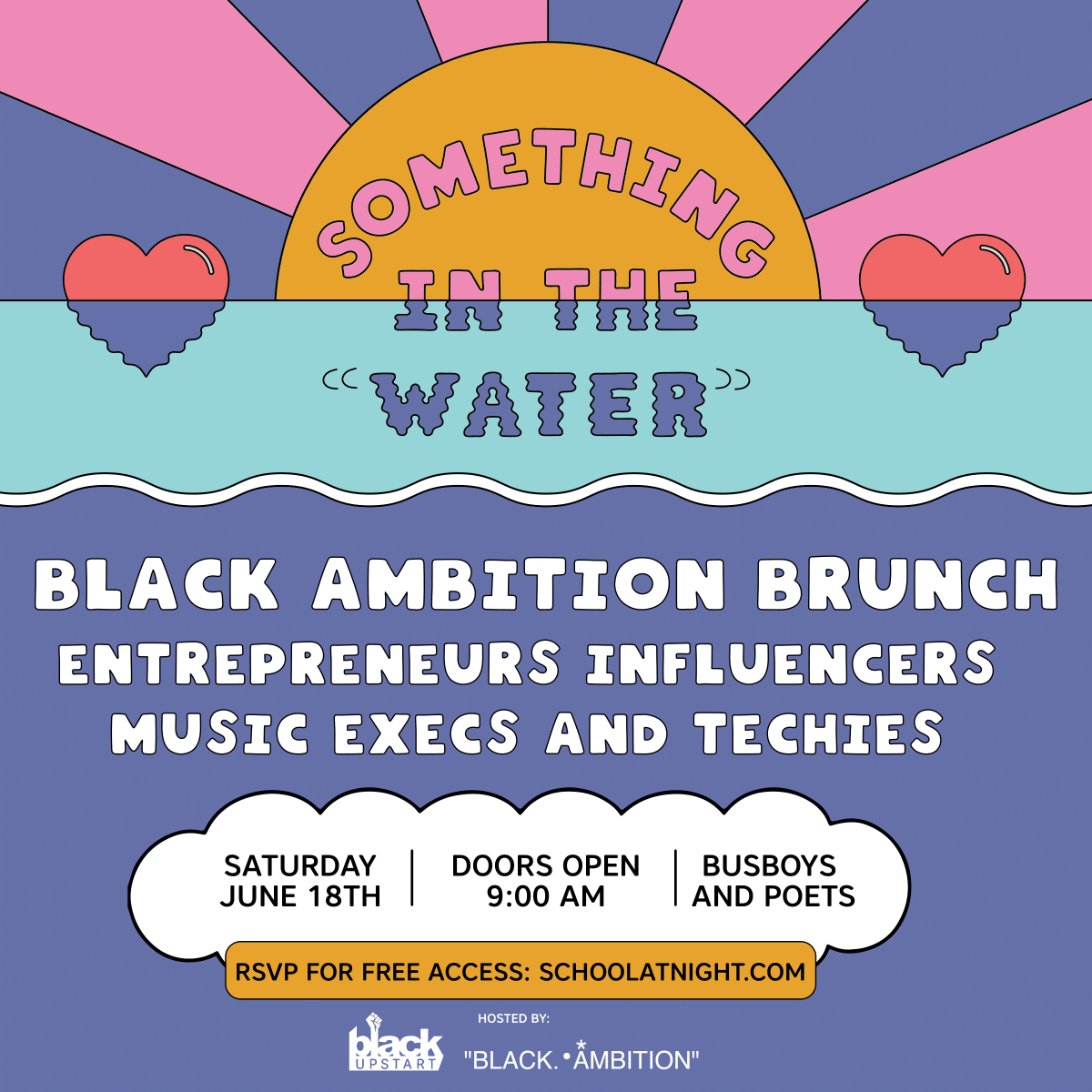 blackambitionpz's tweet photo. Black Ambition and the Black UpStart presents Black Ambition Brunch: Entrepreneurs, Influencers, Music Execs, and Techies.
This event is first come, first serve.
#blackambition #blackupstart #networkingbrunch #metaverse #influencers #techies https://t.co/MxZjsTVl08
