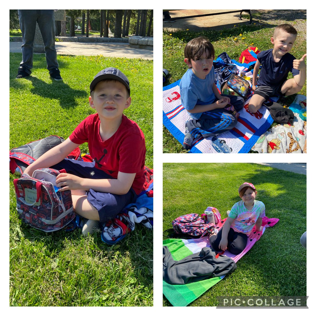 MrGreeleyGrade1's tweet photo. What a beautiful day for a Picnic in the Park! 🌞 🧺 🥪 🍎 @BowringPark @holyfamilyscho2 https://t.co/qQm4a4PJCo