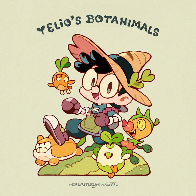 🌱just a lil dude with his little dudes #EliosBotanimals 