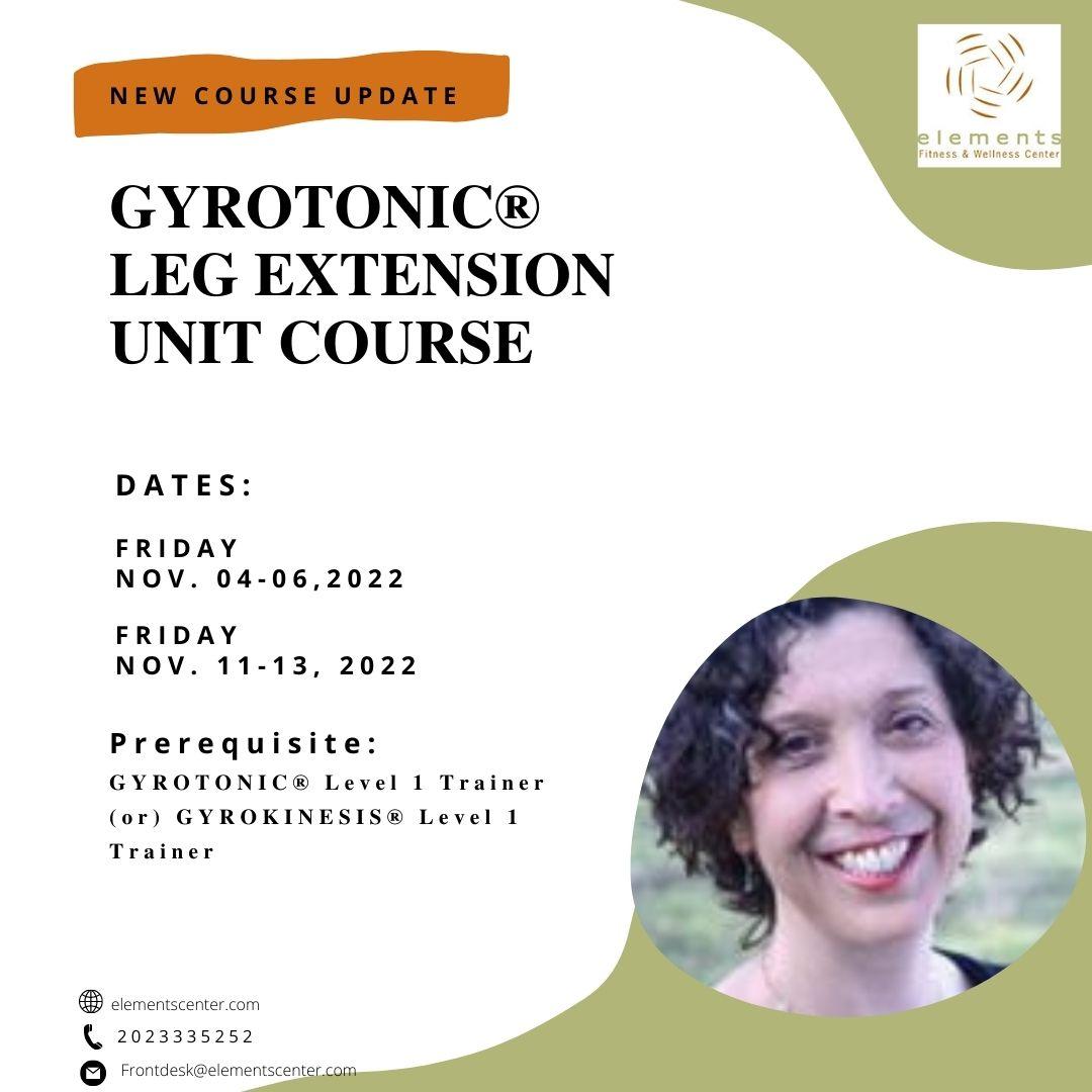 ElementsDC's tweet image. Just added, Leg Extension Unit Course in NOVEMBER, with Nora. Click here for more info:
conta.cc/3N03VZ9 
or go to our website "book online" under teacher trainings to register. only 3 spots left.
conta.cc/39yC5Wd