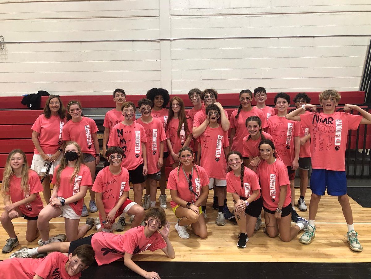 The <a href="/HaddonfieldMS/">Haddonfield MS</a> StudCo 🏐 Tourney was a success! 🏆

Congrats to the Mint Mafia for winning! @MsBaerTeaches <a href="/asan798/">Señorita Sanchez</a> Shoutout to <a href="/missargano/">maya_arg</a> 6th grade team for a 2nd place finish! 

And can’t forget about my Smurf team! @MrSuboHMS