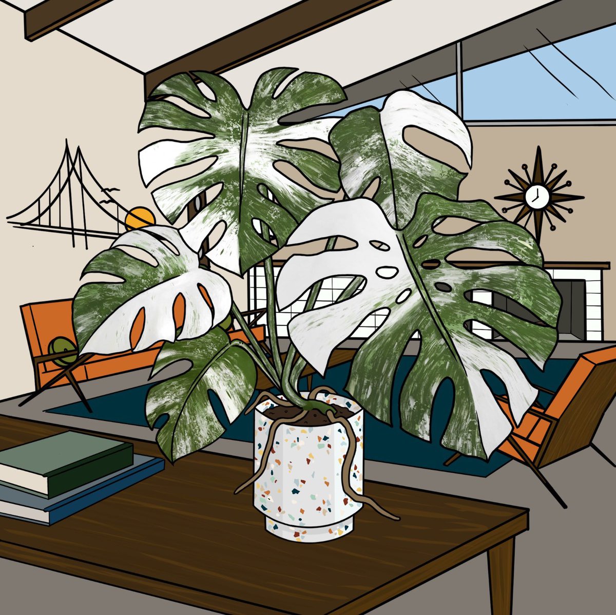 MoodyMonsteras's tweet photo. Moody Monsteras are now a FREE mint!

No plans. No hype. Just houseplants. 

We’ve leaked two un-minted 1/1s, and there are more waiting to be discovered!

Mint your metaverse ready houseplants  at https://t.co/MyLzd0eHl9 https://t.co/fELEhPMvz7