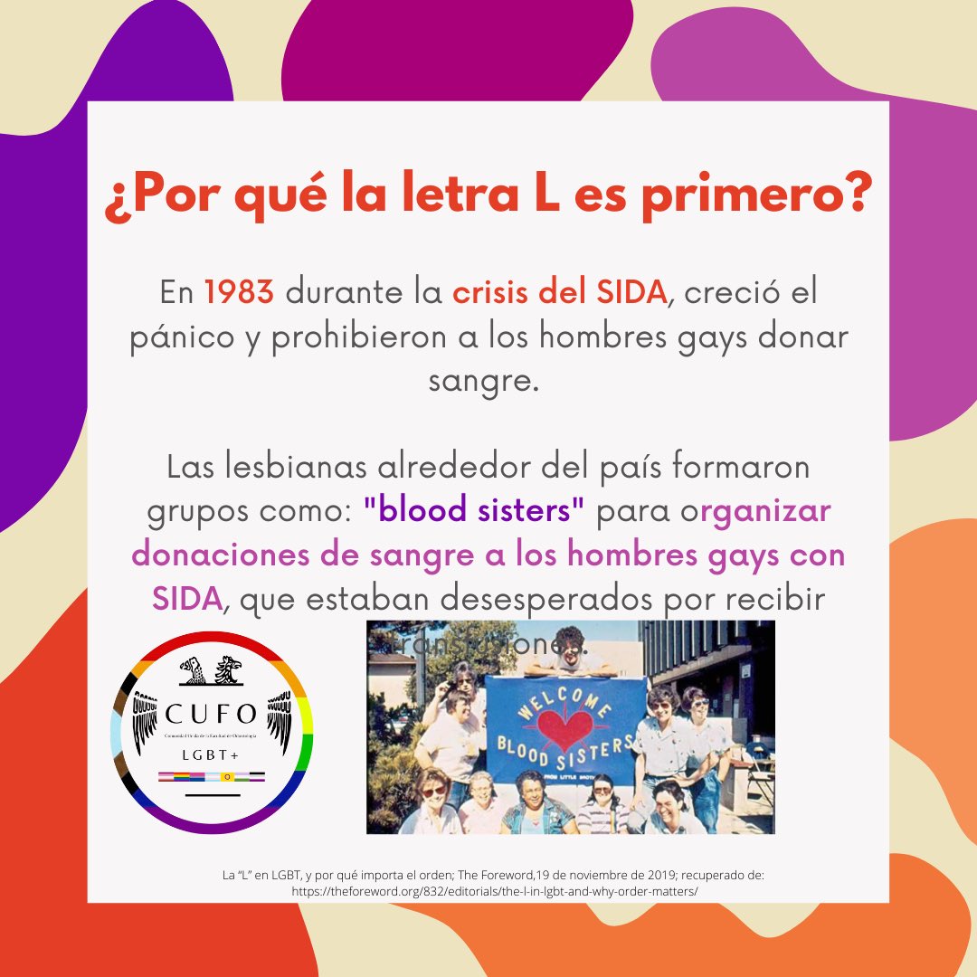 cufo_lgbt's tweet photo. ¿Por qué la letra L va primero? 🤔
Aquí te lo contamos 👇
#lesbianismo #LGBTQ #pride #PrideMonth https://t.co/XR3T7wdWiE