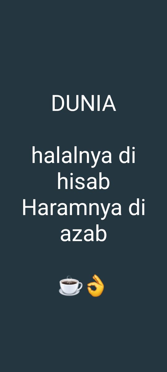 FajarRizki_FR's tweet photo. Begitulah https://t.co/um1NAZEGqc