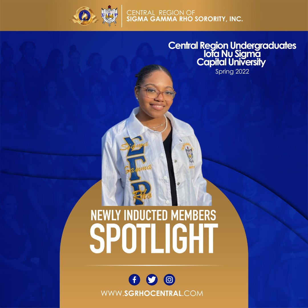 SGRhoCentral's tweet photo. Welcome New Undergraduates
Welcome to the newest inducted members within the ‘Captivating’ Central Region.
Presenting the Spring 2022 chapter at Capitol University, Iota Nu Sigma. Welcome Soror💛💙
#SGRhoCentral #CentralLeadsTheWay #LeadWithCentral #LeadershipThroughAction https://t.co/Bchh13Vwq6