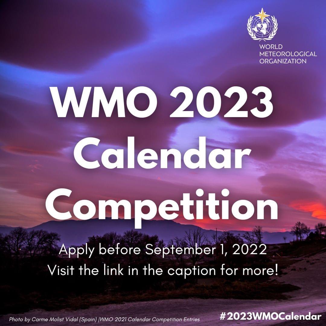 earthshakerph's tweet photo. #MeteoShaker | The @WMO 2023 Calendar Competition is NOW open for photo entries.
Apply ▶️ https://t.co/IbG1OBLOh9
“Take a striking photo that is related to the weather, climate and water and submit via the entry form.”
Submit na, Shakers! ⛈🤩 https://t.co/6j303q96Hu