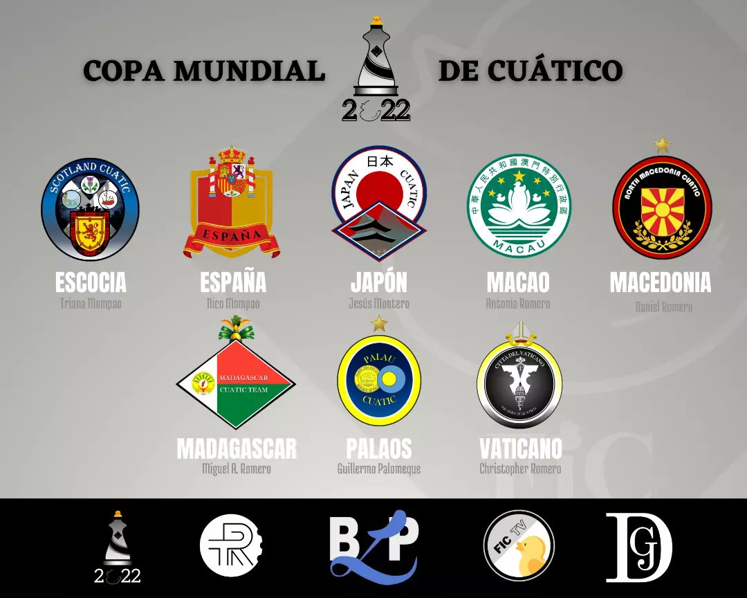 FICuatico's tweet photo. 🚨 OFICIAL 🚨
Estos son los participantes de la #CopaMC22 en ambas modalidades.
🤔 ¿Quién se llevará la copa?
#ItsTimeForCuatic https://t.co/HYaPicIMIC