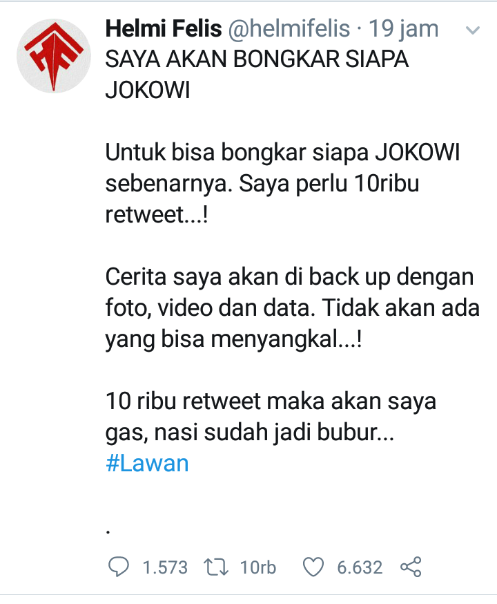Saya akan bongkar siapa kang bubur di depan kantor BIN .. 

100 ribu retwet saya gas
